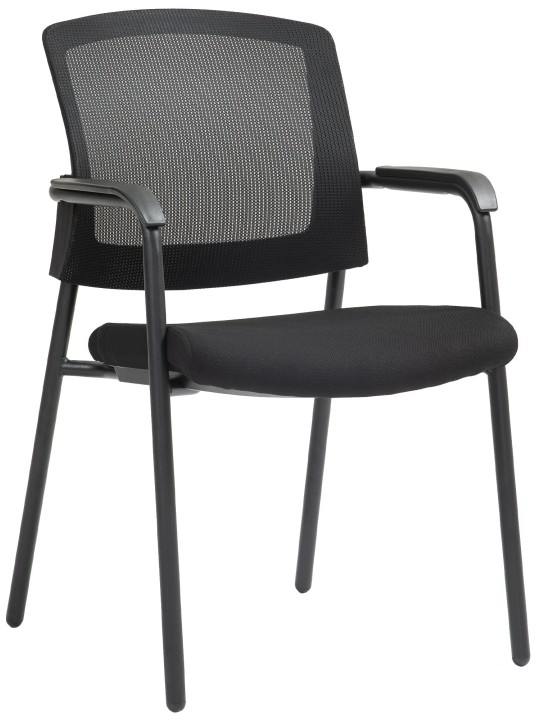 Silla de visita Volga, negro Silla de visita Volga, negro