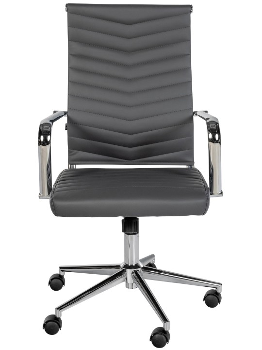 Silla de oficina Canby piel sintética, gris Silla de oficina Canby piel sintética, gris