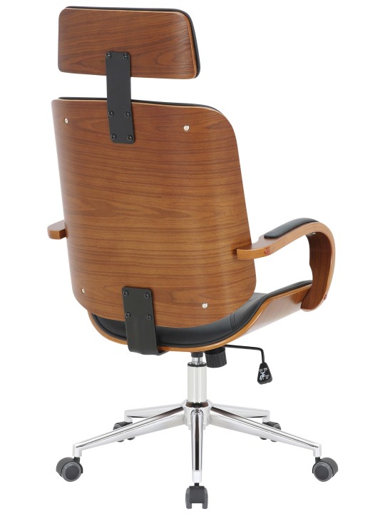 Silla de oficina Dayton, nogal/negro Silla de oficina Dayton, nogal/negro