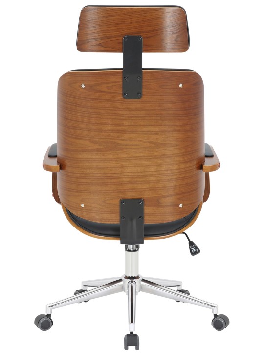 Silla de oficina Dayton, nogal/negro Silla de oficina Dayton, nogal/negro