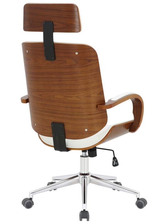 Silla de oficina Dayton, nogal/blanco Silla de oficina Dayton, nogal/blanco