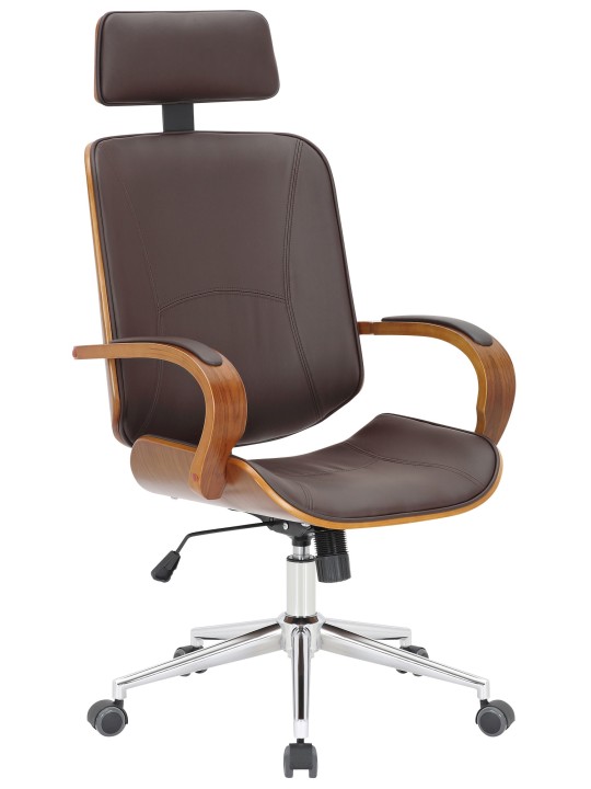 Silla de oficina Dayton, nogal/marrón Silla de oficina Dayton, nogal/marrón