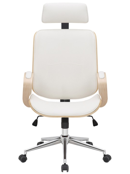 Silla de oficina Dayton, natural/blanco Silla de oficina Dayton, natural/blanco