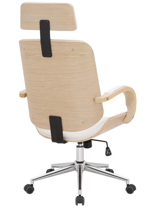 Silla de oficina Dayton, natural/blanco Silla de oficina Dayton, natural/blanco