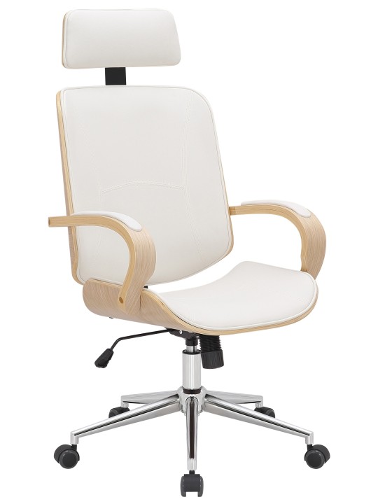 Silla de oficina Dayton, natural/blanco Silla de oficina Dayton, natural/blanco