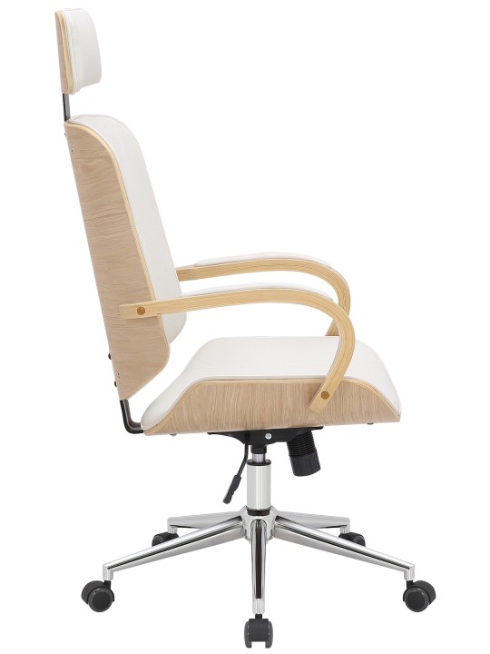 Silla de oficina Dayton, natural/blanco Silla de oficina Dayton, natural/blanco