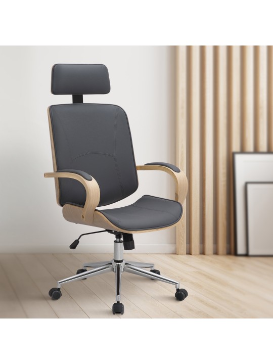 Silla de oficina Dayton, natura/grau Silla de oficina Dayton, natura/grau