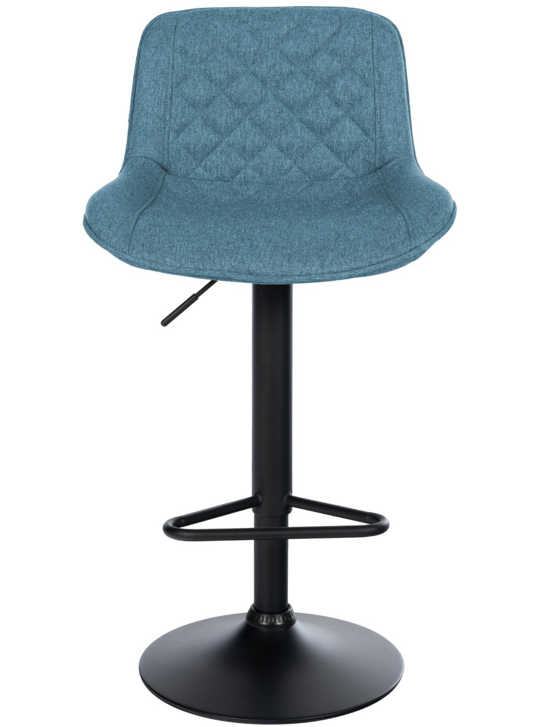 Taburete de bar Kasson tela, azul