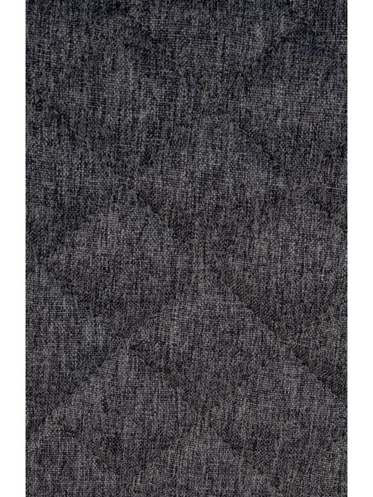 Taburete de bar Kasson tela, negro