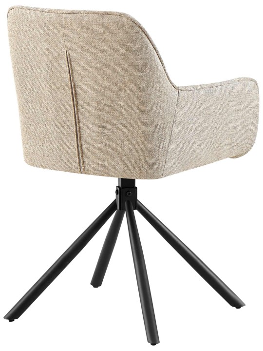 Conjunto de 2 sillas tela Tipton, taupe