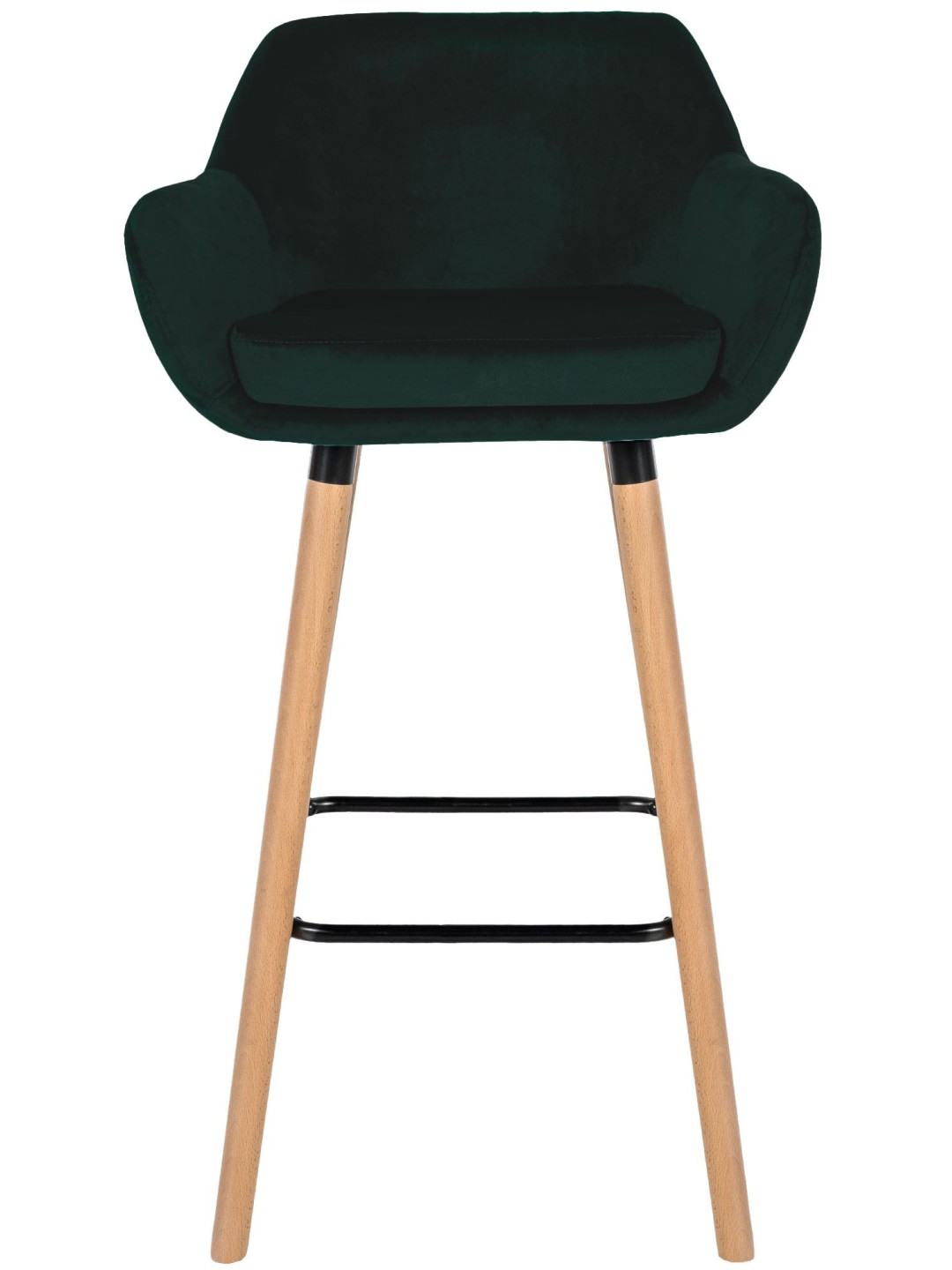 Taburete de bar Grant terciopelo, verde