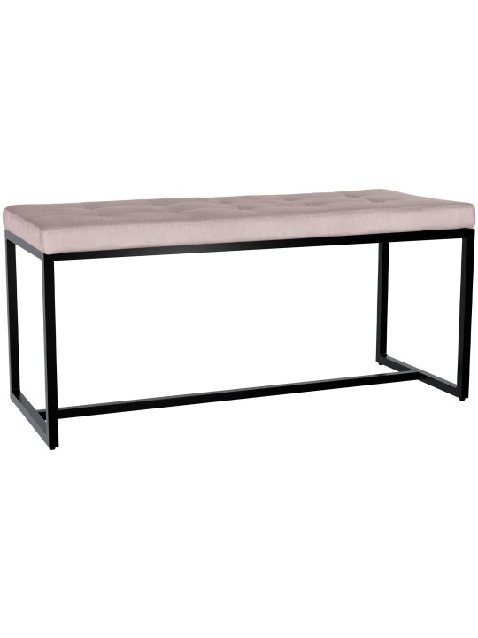 Banco Barci B Terciopelo, gris claro Banco Barci B Terciopelo, gris claro