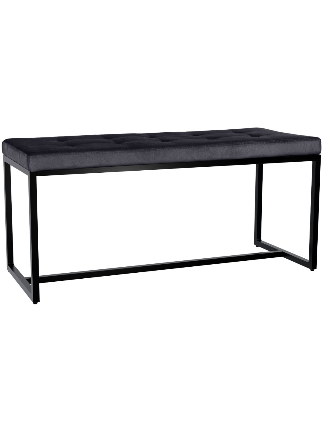 Banco Barci B Terciopelo, negro