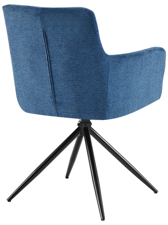 Silla de comedor Jonah tela, azul oscuro Silla de comedor Jonah tela, azul oscuro
