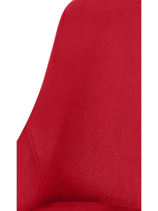 Silla de comedor Elmira terciopelo dorado, rojo Silla de comedor Elmira terciopelo dorado, rojo