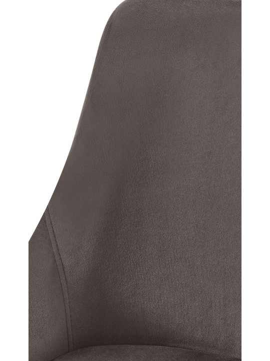 Silla de comedor Elmira terciopelo dorado, antracita