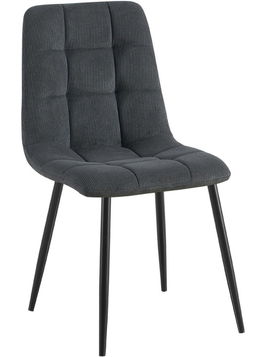 Silla de comedor Tilde Cordón, negro