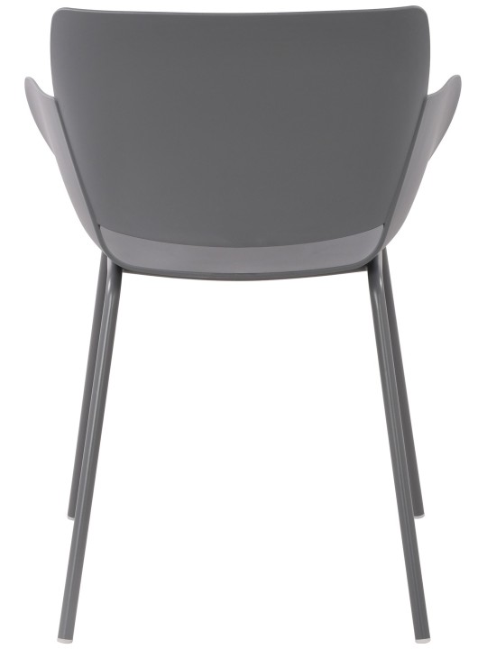 Conjunto de 2 sillas Alpena, gris oscuro