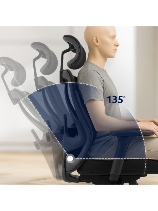 Silla de oficina Eliseo, negro Silla de oficina Eliseo, negro