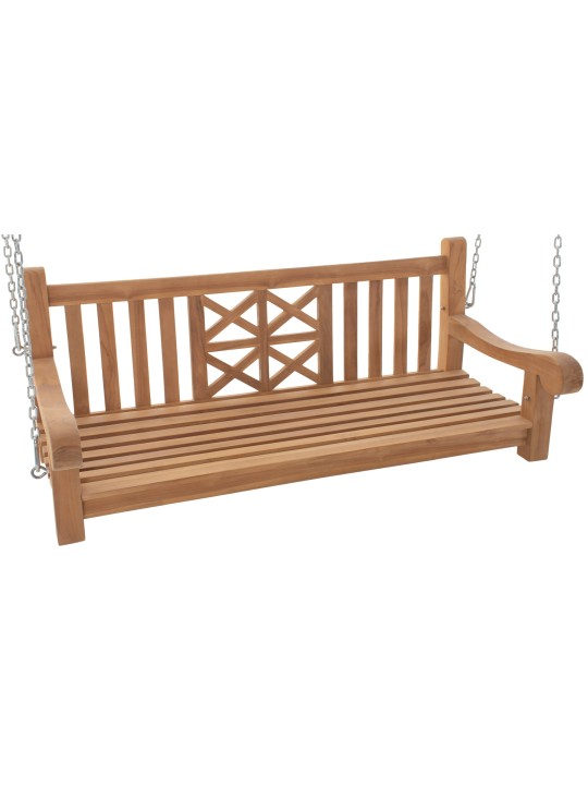 Banco columpio Granja 150 cm, teca