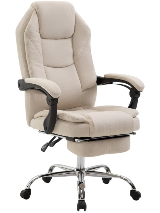 Silla de oficina Castle tela, crema Silla de oficina Castle tela, crema