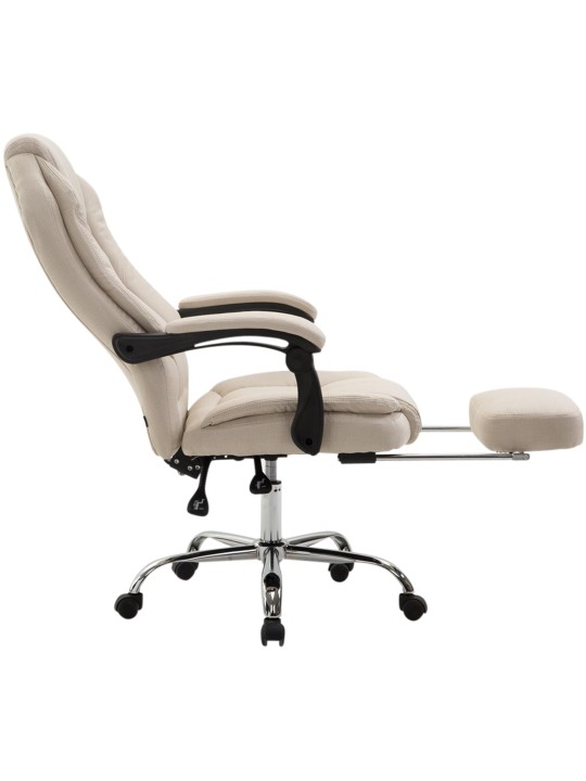 Silla de oficina Castle tela, crema Silla de oficina Castle tela, crema