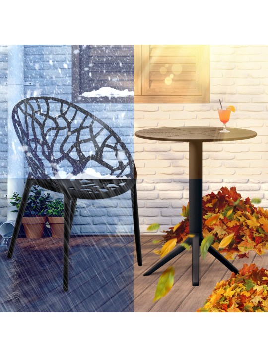 Grupo de asientos Hoscana, negro