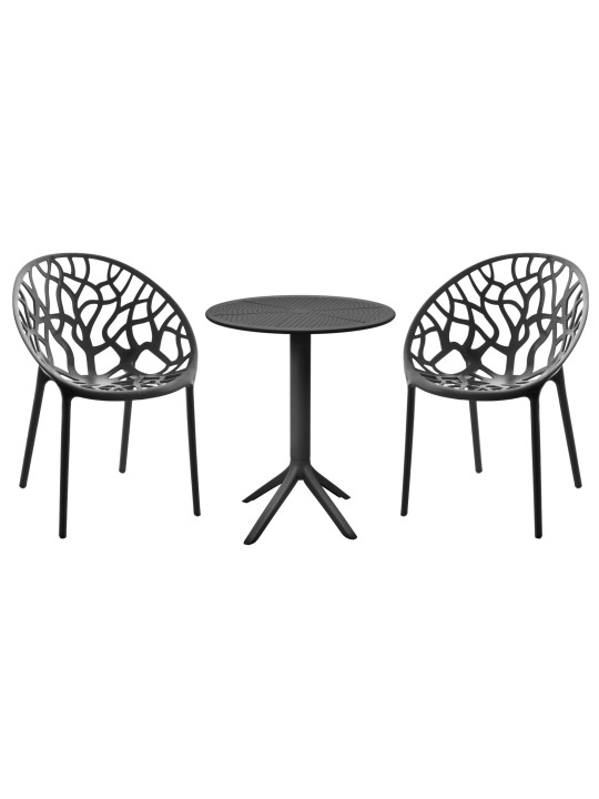 Grupo de asientos Hoscana, negro