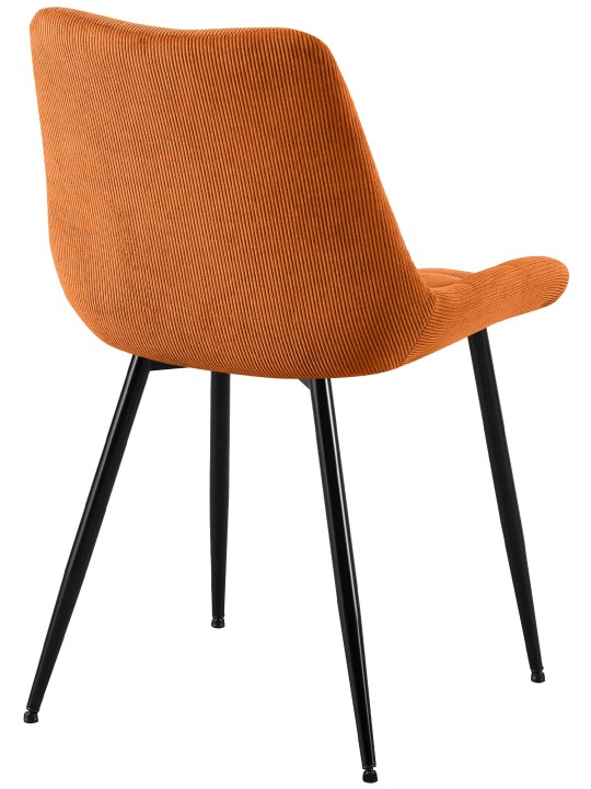 Silla de comedor Sardna Cord, naranja Silla de comedor Sardna Cord, naranja
