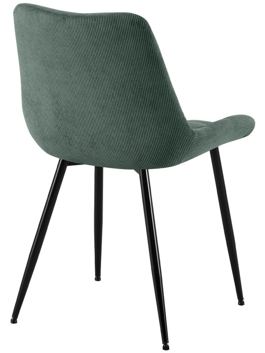 Silla de comedor Sardna Cord, verde