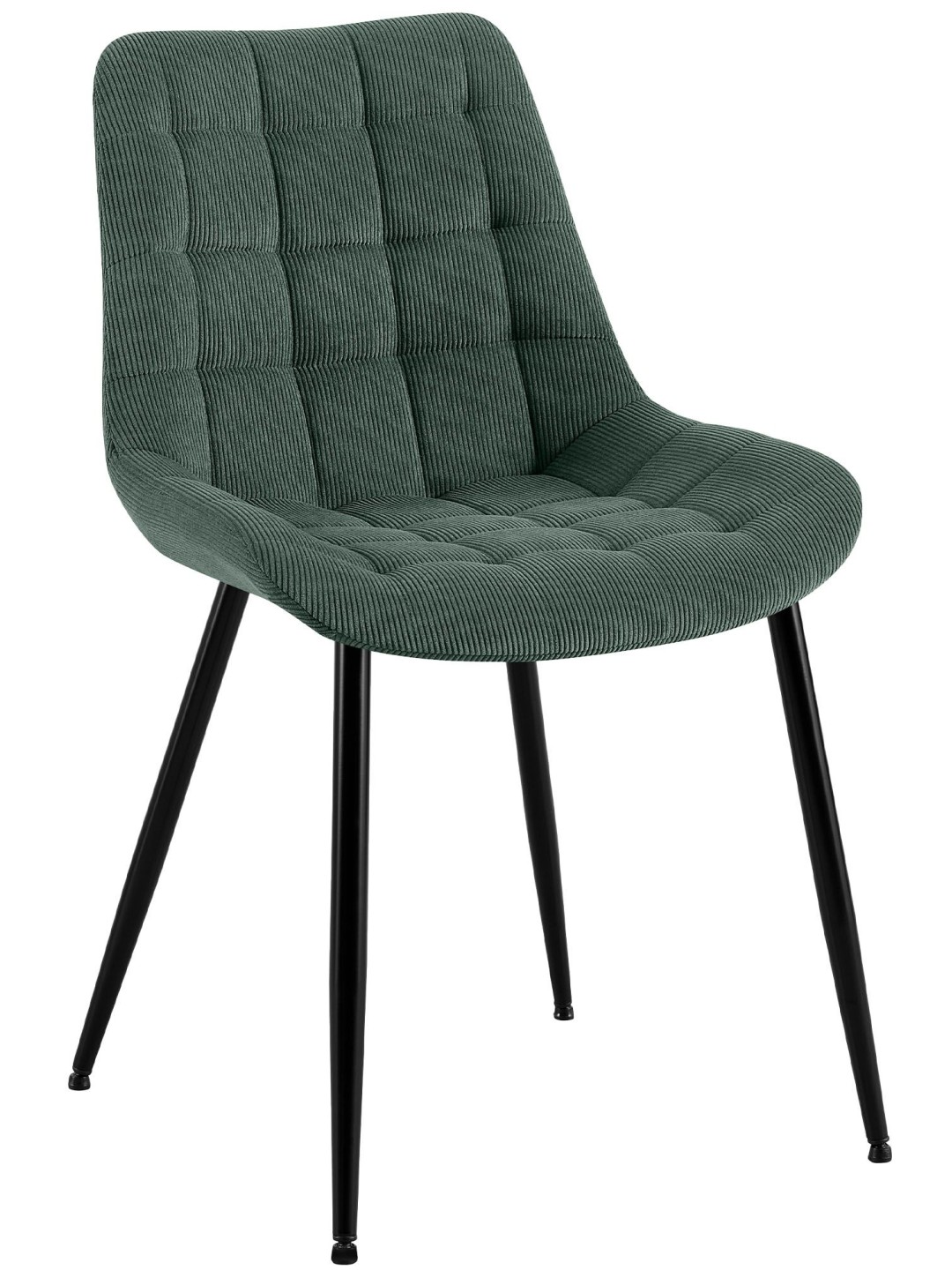 Silla de comedor Sardna Cord, verde