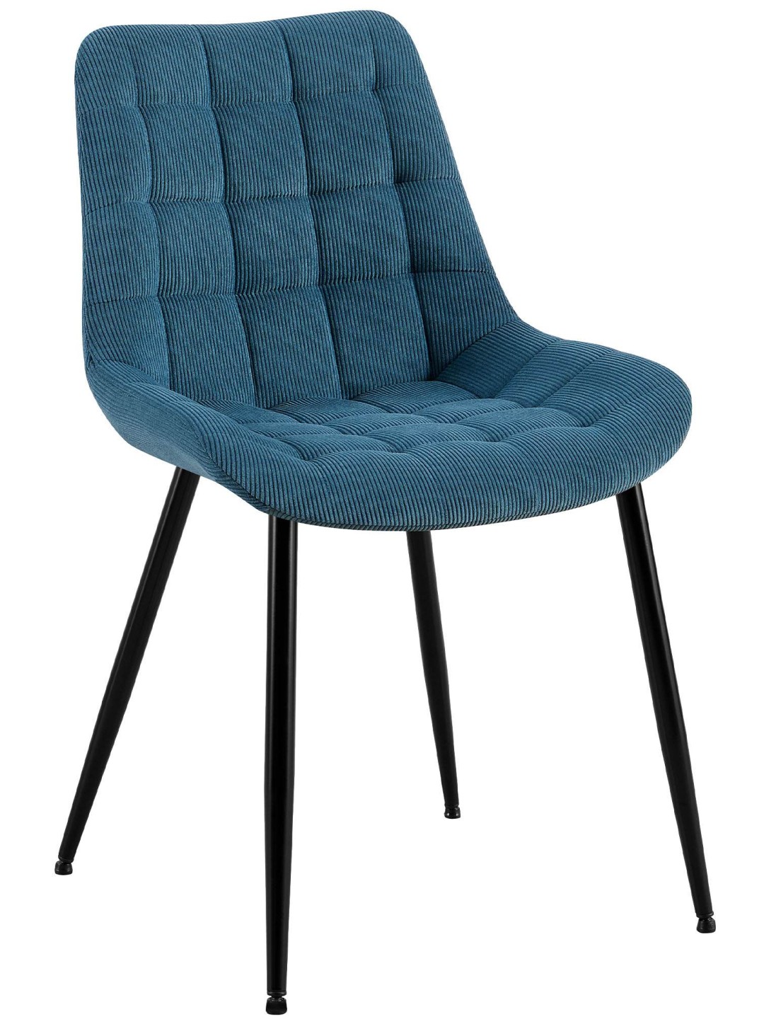 Silla de comedor Sardna Cord, azul