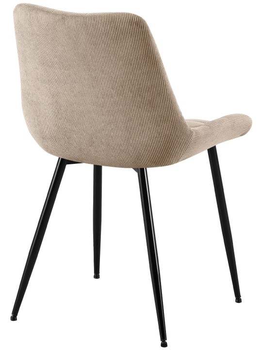 Silla de comedor Sardna Cord, taupe