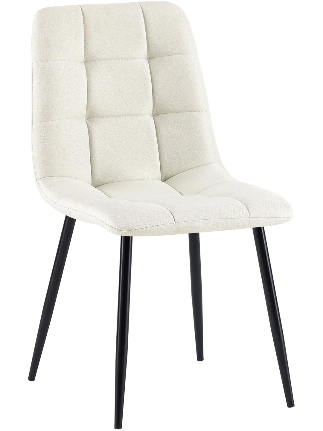 Silla de comedor tela Antibes, crema