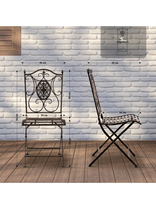 Silla Sibell, bronce