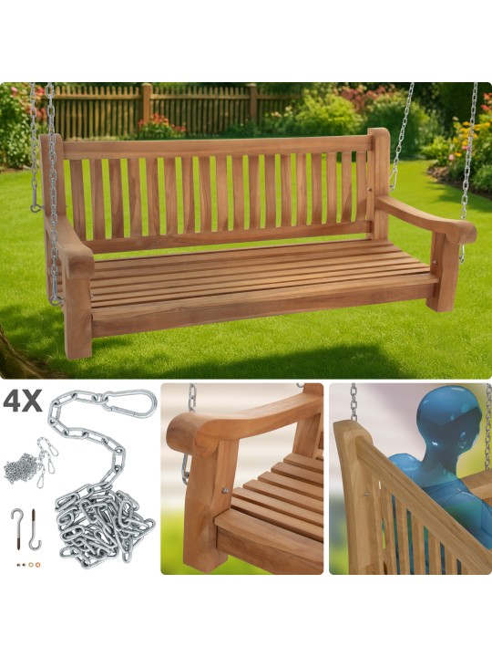 Banco mecedora Joyce 150 cm, teca Banco mecedora Joyce 150 cm, teca