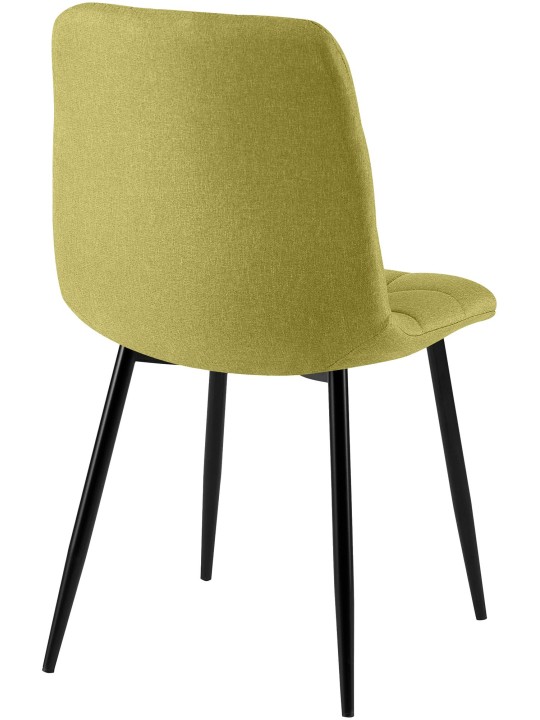 Silla de comedor tela Antibes, verde