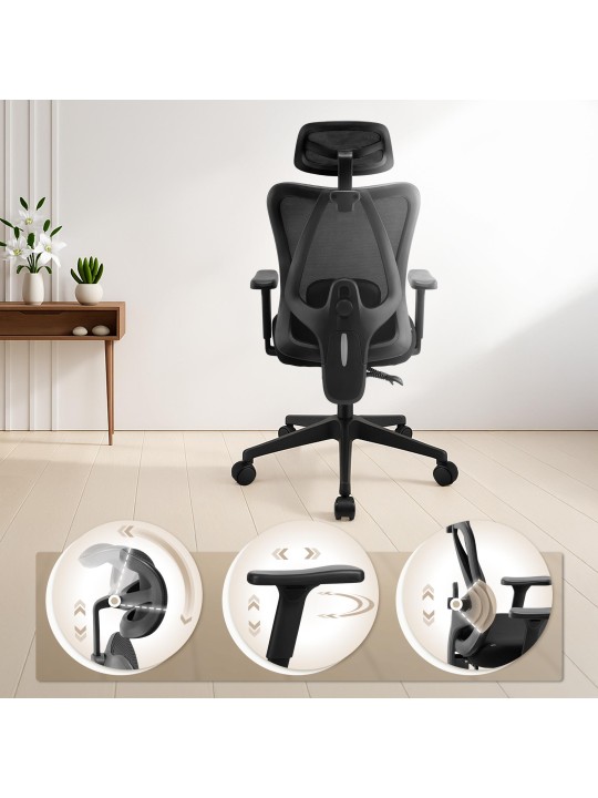 Silla de oficina Eliseo, negro Silla de oficina Eliseo, negro
