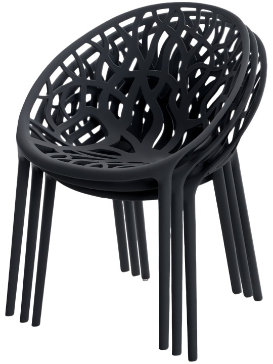 Grupo de asientos Hoscana, negro