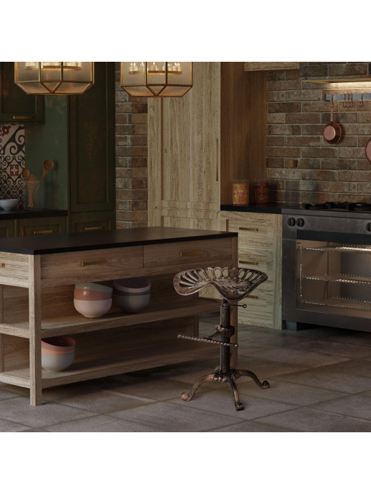 Taburete de bar Butch, bronce