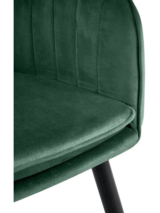Silla de comedor Cheryl terciopelo, verde Silla de comedor Cheryl terciopelo, verde