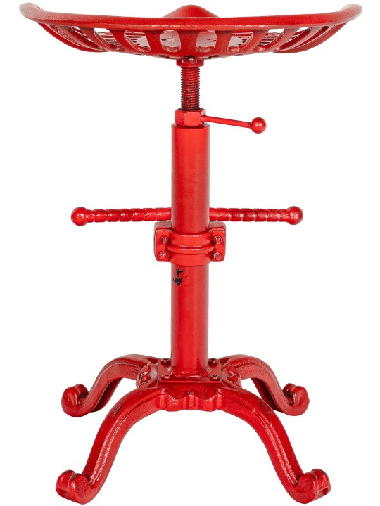 Juego de 2 taburetes de bar Butch, rojo Juego de 2 taburetes de bar Butch, rojo