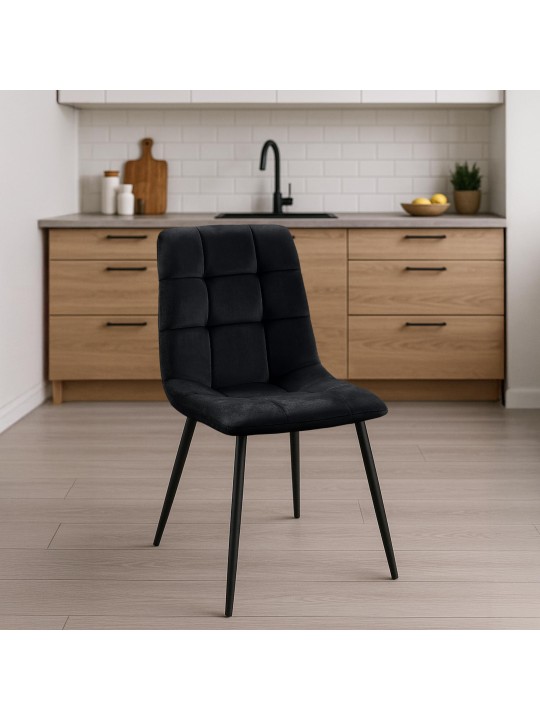 Silla de comedor Antibes, negro Silla de comedor Antibes, negro