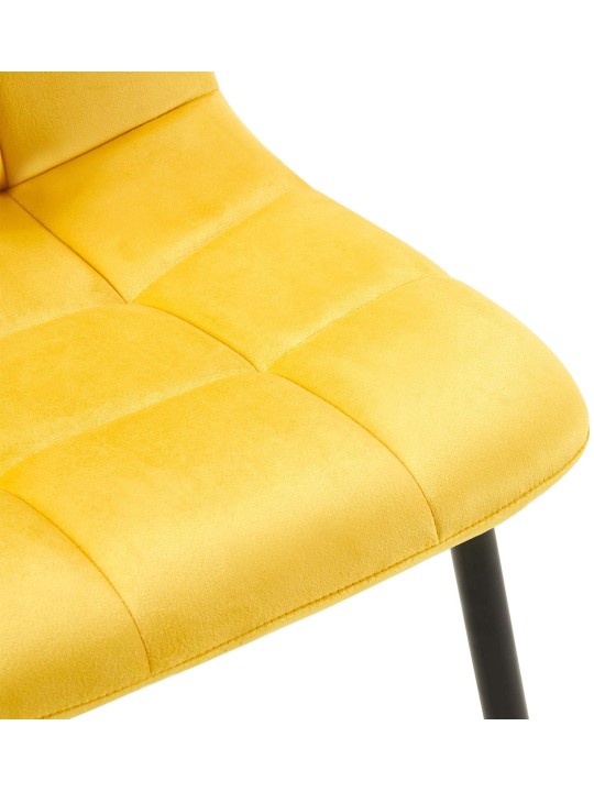 Silla de comedor Antibes, amarillo