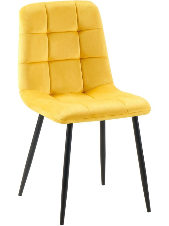 Silla de comedor Antibes, amarillo