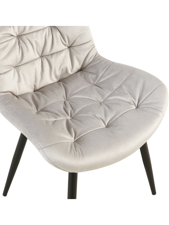 Juego de 2 sillas de comedor Rossford, gris Juego de 2 sillas de comedor Rossford, gris