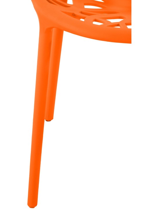 Conjunto de 4 sillas Esperanza, naranja
