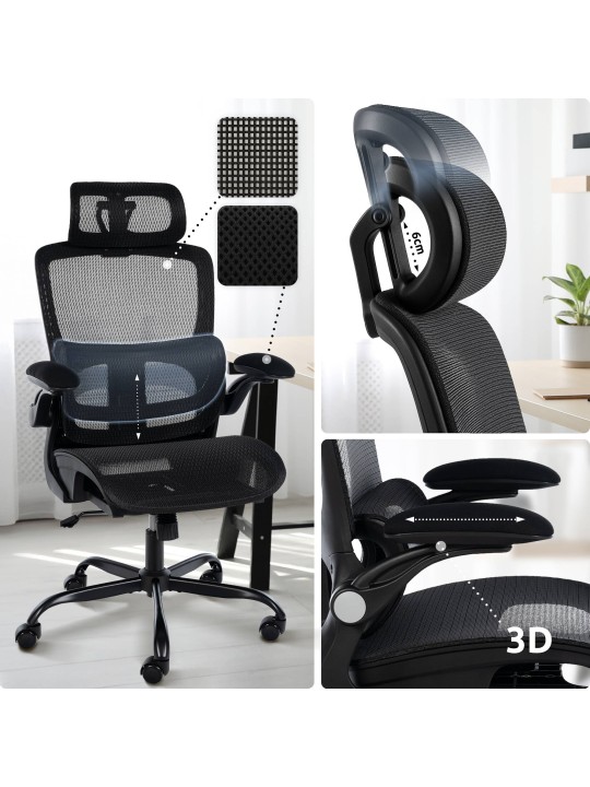 Silla de oficina Kaylee, negro Silla de oficina Kaylee, negro