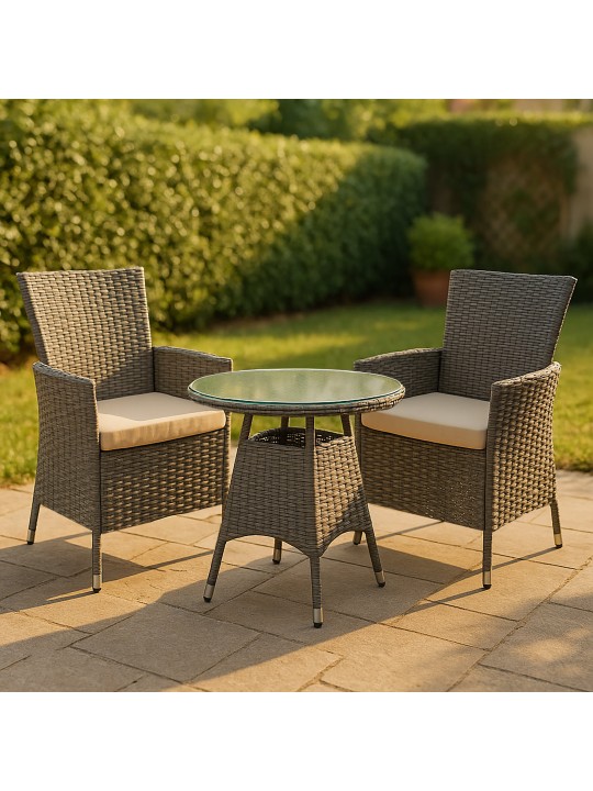 Grupo de asientos Fireda, gris jaspeado Grupo de asientos Fireda, gris jaspeado