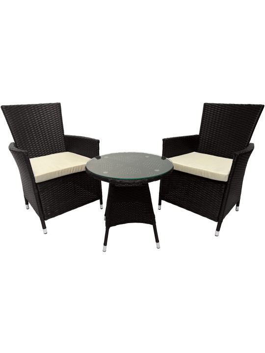 Grupo de asientos Fireda, marrón oscuro Grupo de asientos Fireda, marrón oscuro